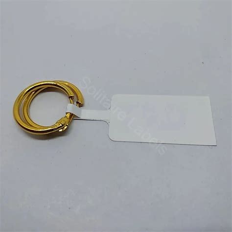 Non Tearable Labels - 66 x 10mm (40mm Printable) Jewellery and Optical ...