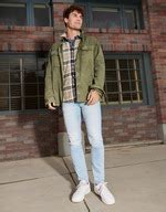 Buy American Eagle Men Blue 24/7 Athletic Skinny Jean Online