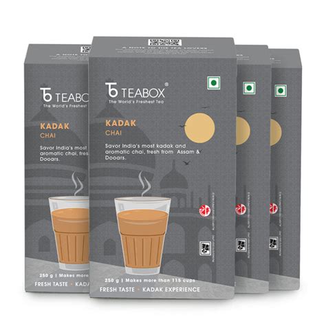 Buy 2025 TeaBox Kadak Chai Tea Online | Teabox