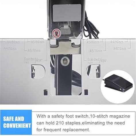 Ddingsmafosee New Electric Sad-dle Stapler,Book Stapler Heavy Duty ...
