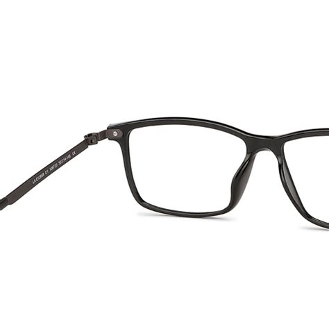 Buy Black Full Rim Rectangle Lenskart Air Online Air fusion LA E12858 ...
