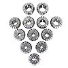 ER25 Spring Collet Set - 12 Pcs ER-25 Collet Chuck for CNC Milling ...
