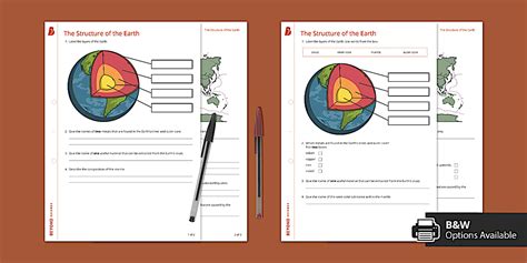 Tectonic Plates Map Worksheet | Engaging Homework Task