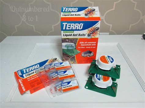 Terro Indoor and Outdoor Liquid Ant Baits - Outnumbered 3 to 1