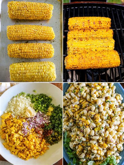 Grilled Elote Pasta Salad Recipe - Bonappeteach