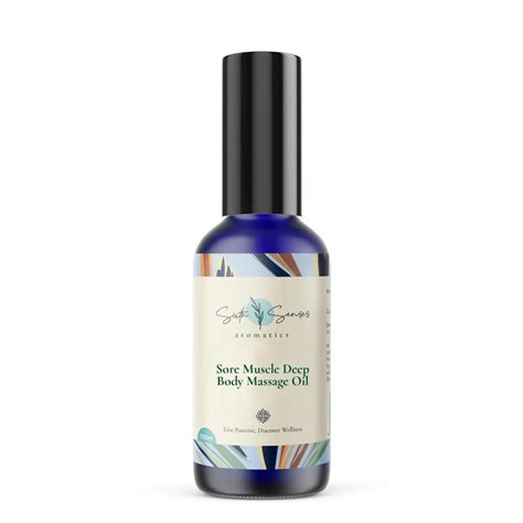 Sore Muscle Deep Body Massage Oil 100ml - Sixth Senses Aromatics