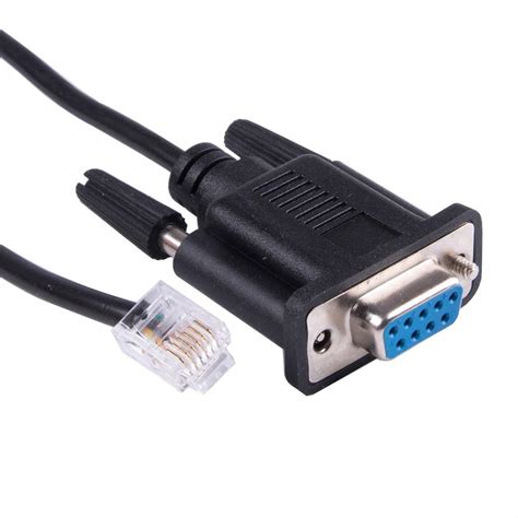 Buy Suamdoen DB9 to RJ11 RJ12 6P6C LAN Network Serial Console Cable for ...