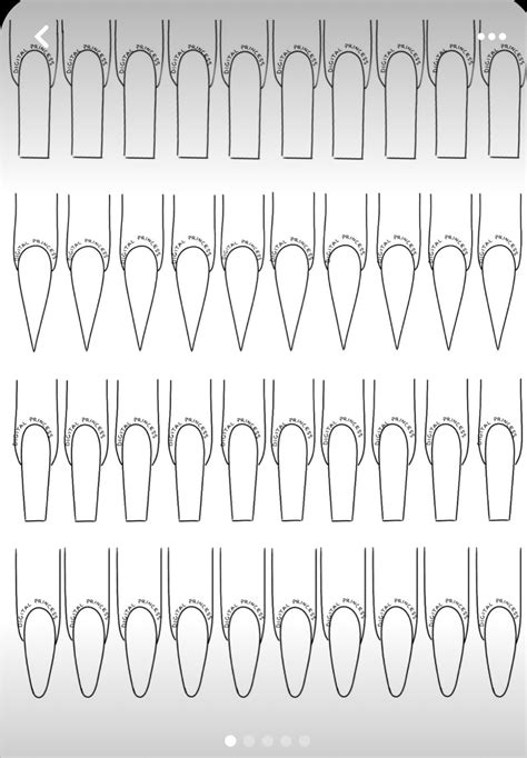 Pin by jeanneth paola on Arte en uñas de acrílico in 2025 | Printable nail art templates ...