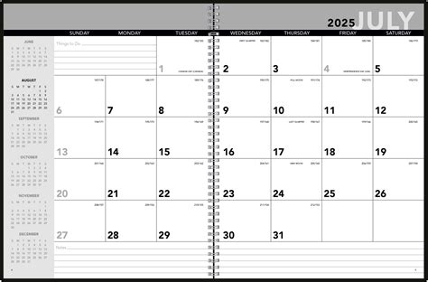 Pace Monthly Academic Desk Planner, Large (8.5x11, Wire ...