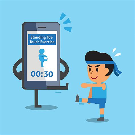 Image result for Toe Touch Exercise Cartoon