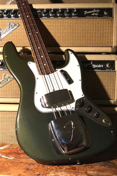 1965 Fender Jazz Bass Charcoal Frost - Serial: 120344 - Cesco
