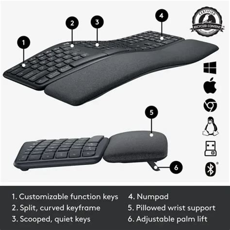 Image result for Logitech Split Keyboard