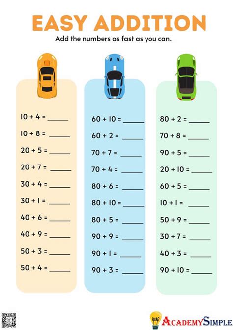 Addition Problems Easy 的图像结果