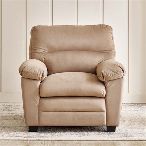 Buy Mojo NXT Velvet 1-Seater Sofa - Beige from Home Centre at just INR ...