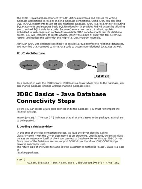 Image result for JDBC Basics