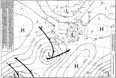 Image result for Synoptic Weather Map