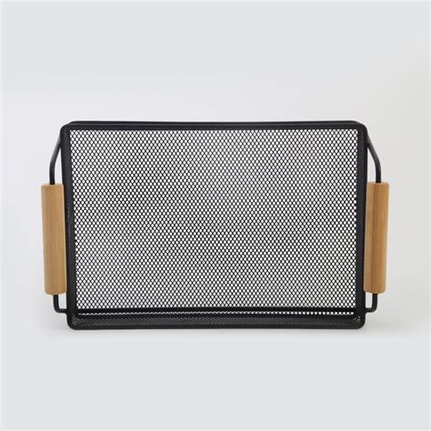 Buy Chef Special Iron and Bamboo Serving Tray - 30.3x21cm from Home ...