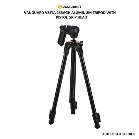 Vanguard Vesta 233AGH Aluminum Tripod with Pistol Grip Head | Future ...
