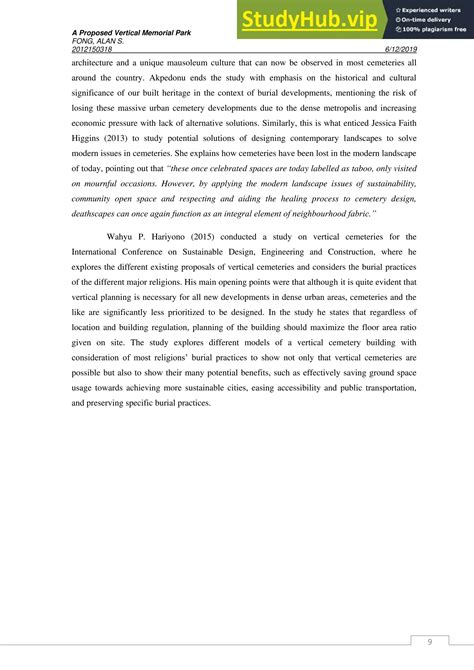 A Proposed Vertical Memorial Park - The Urban Memorial Park Reinvented | PDF - urban country religion
