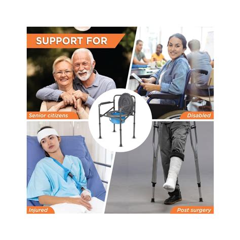 Vissco Invalid Folding Commode Without Castor - Cureka