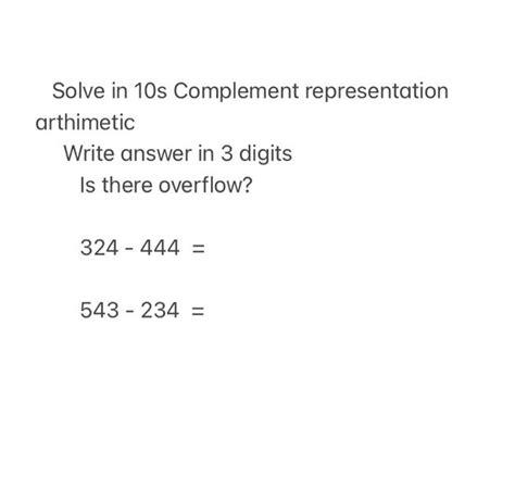 Image result for How to Find 10s Complement