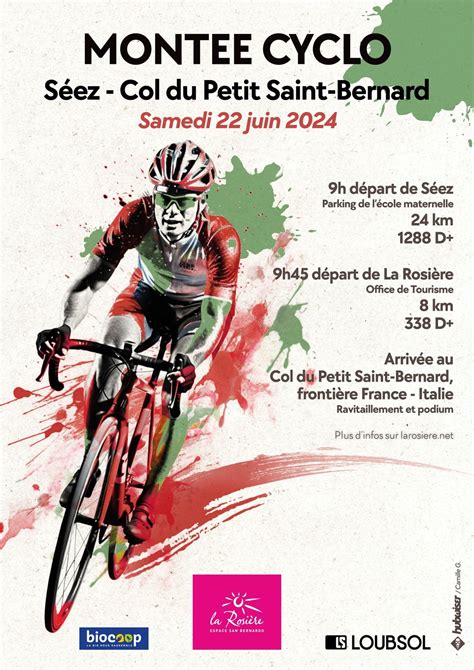 MONTÉE CYCLO – SÉEZ – LA ROSIÈRE – COL DU PETIT SAINT-BERNARD, Lieu-dit ...
