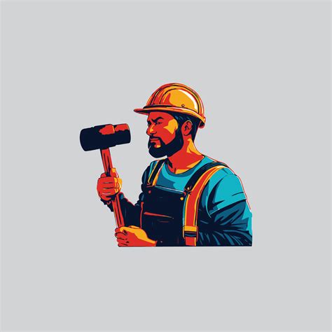 Workers Vector Art Minimalist Vector Art Vector Art