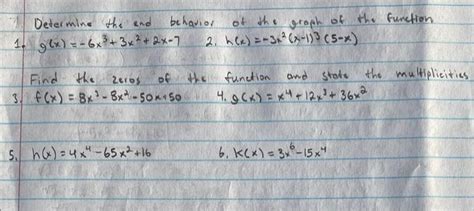 Image result for End Behavior Graph Withequations