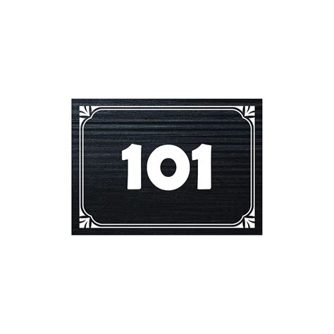 ISEE 360® Customize Door Number Sign Sticker For Office Hotel ...