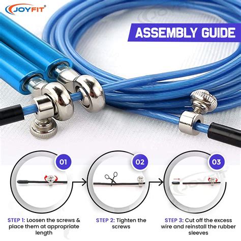 Jumping And Skipping Rope Adjustable,Tangle free – Joyfit