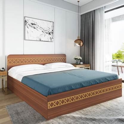 Flipkart Perfect Homes Flamenco Engineered Wood Queen Bed Price in ...