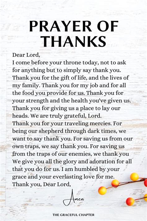 Short Prayer of Thanks 的图像结果