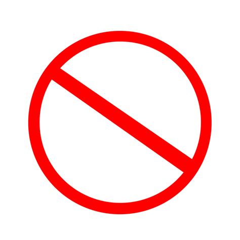 No Symbol Transparent Black