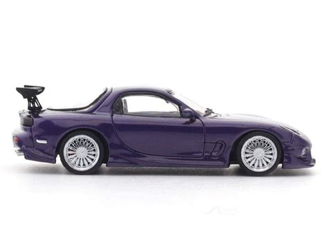 Mazda RX-7 purple 1:64 Mortal diecast scale model car miniature | Scale ...