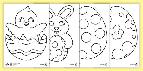 My First Easter Colouring Pack (teacher made) - Twinkl