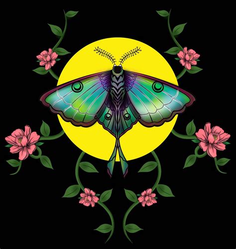 Luna Moth [OC] : r/moths