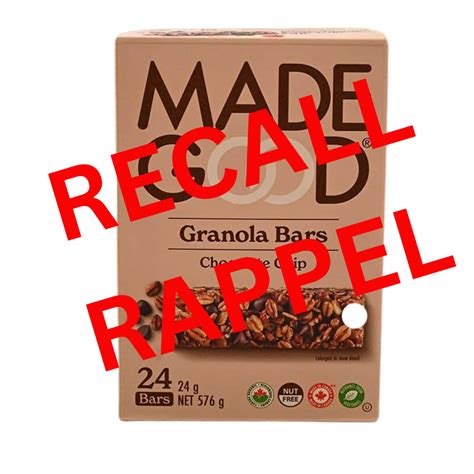 Rappel IMPORTANT - MADE GOOD GRANOLA BARS - Costco Quebec Fan Blog