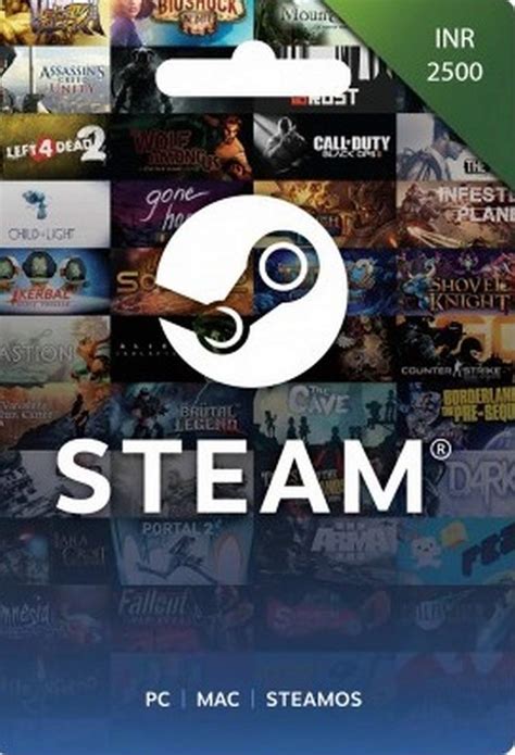 Buy Valve Corporation INR 2500 Steam Wallet Code(Digital Code-Email ...