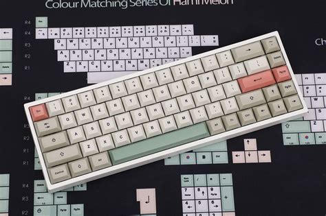 YMDK DSA Profile 9009 Dye Sub 61 64 68 ANSI Keycap Thick PBT Keycap Set ...