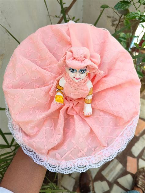 Beautiful soft cotton dress for laddu gopal ji pack of 2 (random color ...