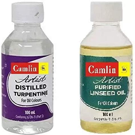 Camel Linseed Oil (for Oil Painting; 100ml) : Amazon.in: Office Products
