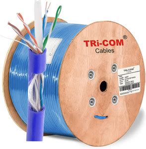 kathiriyas LAN Zone CAT 6 Executive Hi-Speed LAN Cable (Blue/Grey) 1000 ...