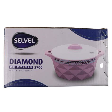 Buy Selvel Diamond Series Insulated Casserole, 2700ml, 1 Piece Online ...