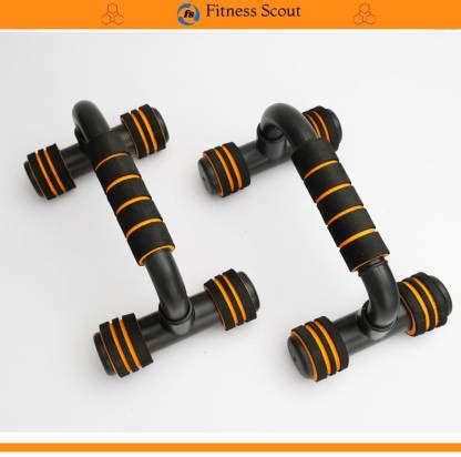 Fitness Scout High-density PVC & Bar Stand For Home Exercise Dips Chest ...