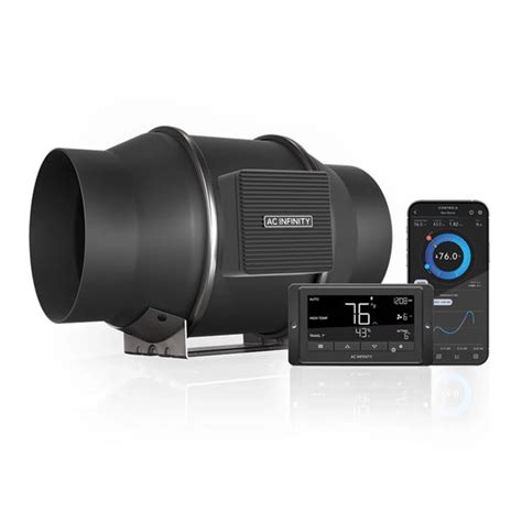 Image result for Program Manual for AC Infinity T6 Fan