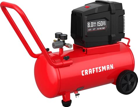 CRAFTSMAN Air Compressor 8 Gallon Oil-Free 1.8 HP India | Ubuy
