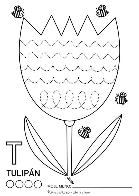 Spring Preschool Activities: Tulip Craft