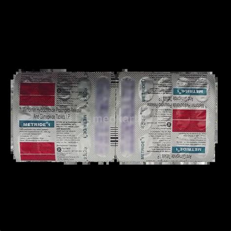 METRIDE 1MG TABLET 15'S Price, Uses, Side Effects & Substitutes | Medkart