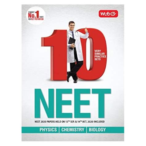 10 Very Similar Practice Sets NEET Physics, Biology, Chemistry | By MTG ...