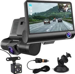 CARZEX 4Inch IPS Screen Three Lens Car DVR HD 1080P Vehicle Driving ...